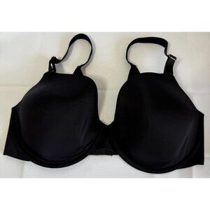 SOMA Vanishing 360 Perfect Coverage Bra 38DD Black Wired Adjustable Straps